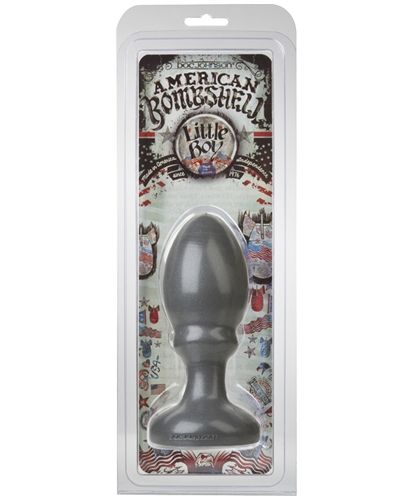American Bombshell Little Boy – 5.1 Inch Butt Plug Gray > Anal Range > Butt Plugs