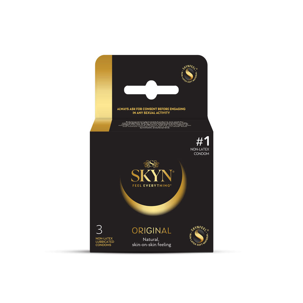 Skyn Original - Non-Latex Lubricated Condoms - 3 Pack Default Title > Essentials > Condoms