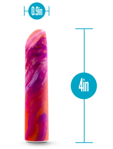 Limited Addiction Fiery Power Vibe Coral Mini Vibrator with Rumble Tech Default Title BULLETS