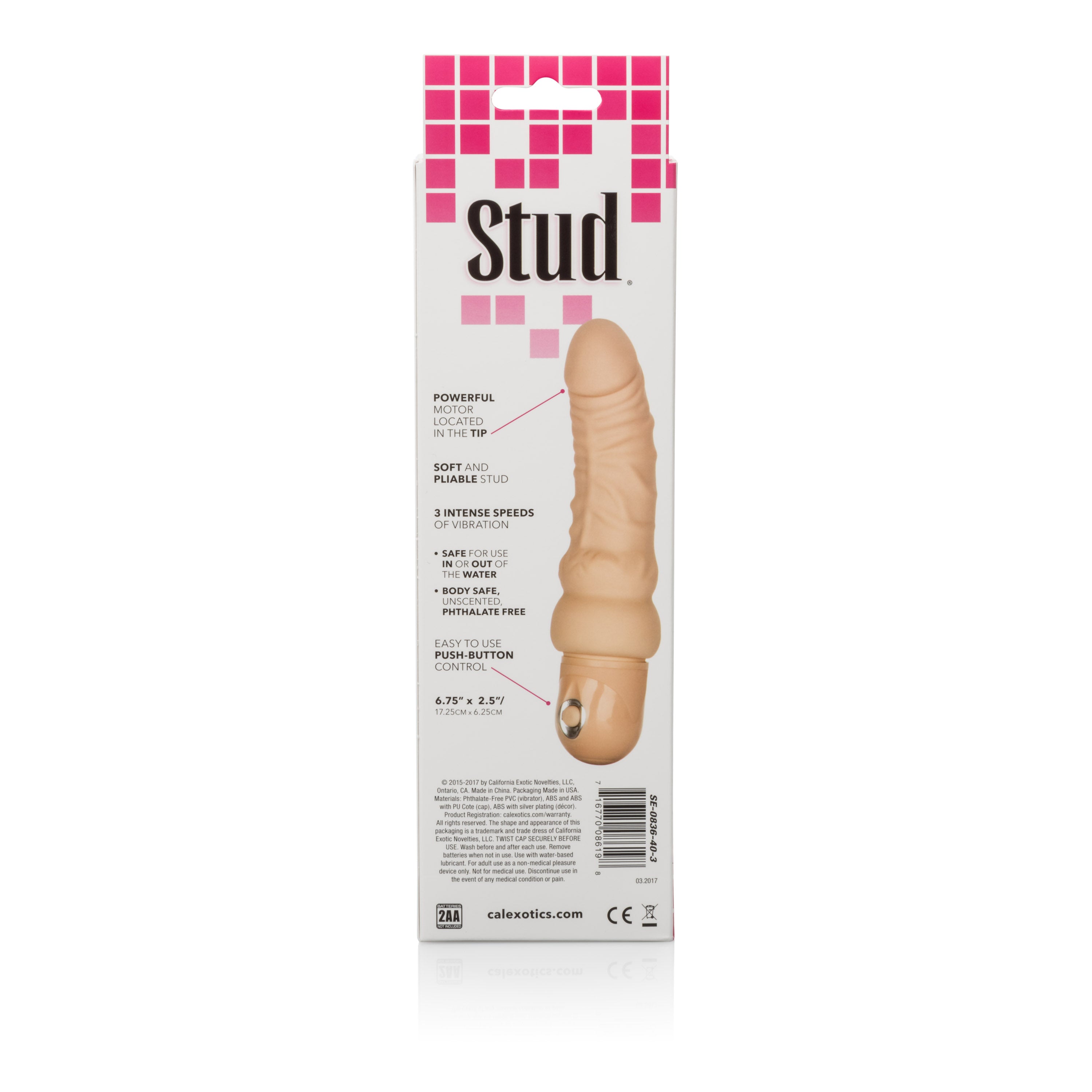 Waterproof Curvy Flesh Power Stud Vibrator Multi Speed Vibrators