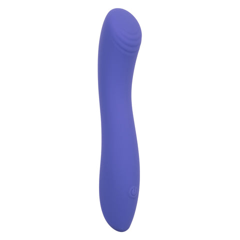 CalExotics Connect Contoured G App-Based Pleasure Silicone Massager in Purple Finger Stimulator