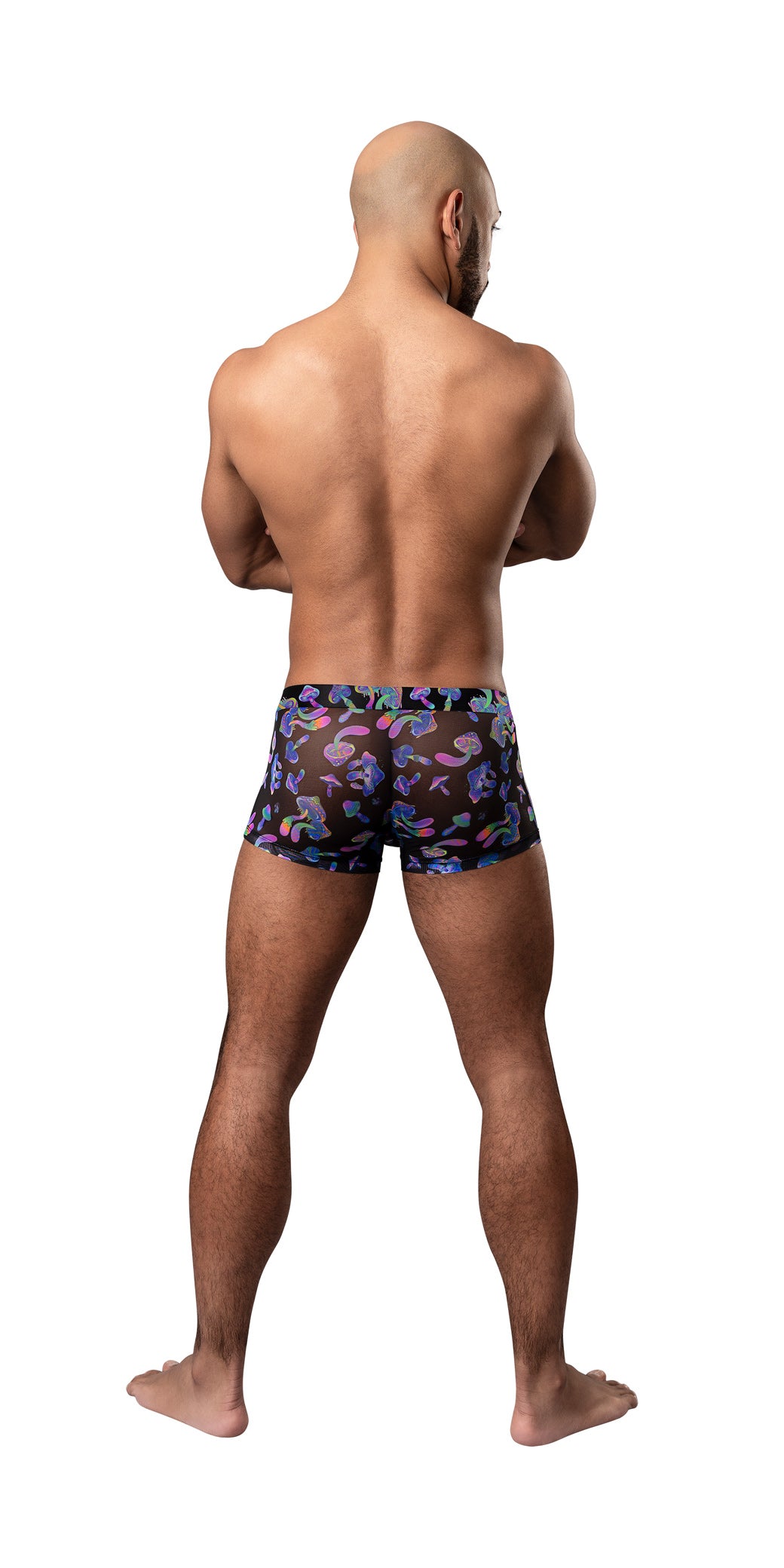 Hazy Dayz Pouch Short (Mushroom) – Medium Supportive Shorts Multi Medium > Clothes > Mens Trunks