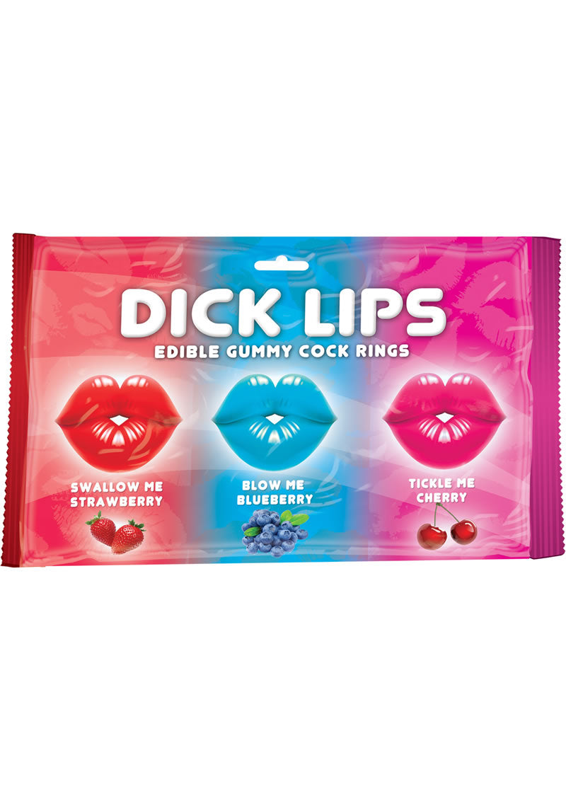 Dick Lips Gummy 3 Pack – Edible Fruity Cock Rings > Novelties > Candy & Edible Items