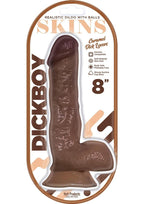 Dickboy Skins 9 Inch Realistic Dildo With Balls Caramel > Dildos > Large Dildos