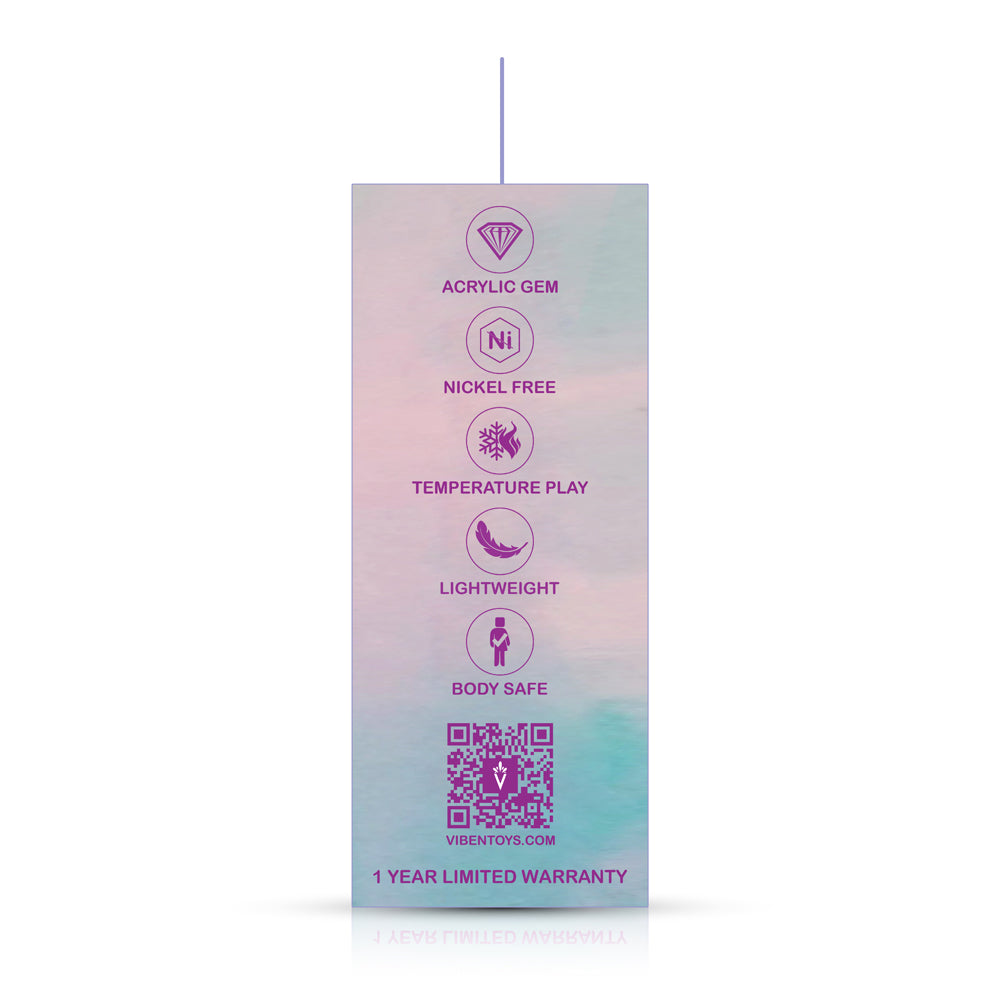Cheeky Charms Silver Anchor Butt Plug with Clear and Teal Jewel Kit > Anal Range > Jewel Butt Plugs