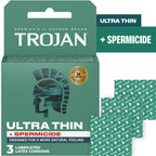 Trojan Ultra Thin Armor Spermicidal Condoms - 3 Pack > Essentials > Condoms