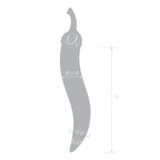 Glas Naturals Chili Pepper Glass Dildo Eco-Friendly Toy Clear > Glass > Dildos