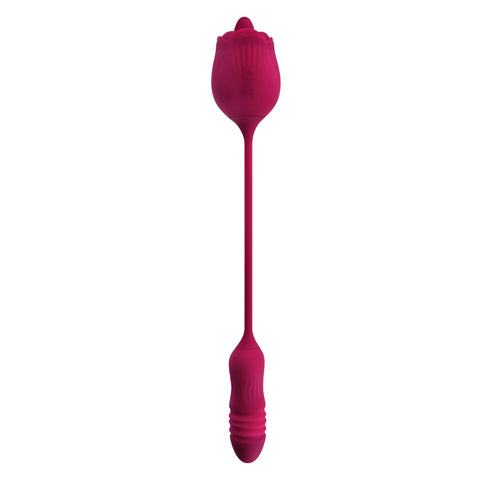 Wild Rose Flexible Dual-Ended Vibrator with 10 Speeds Rose Stimulators
