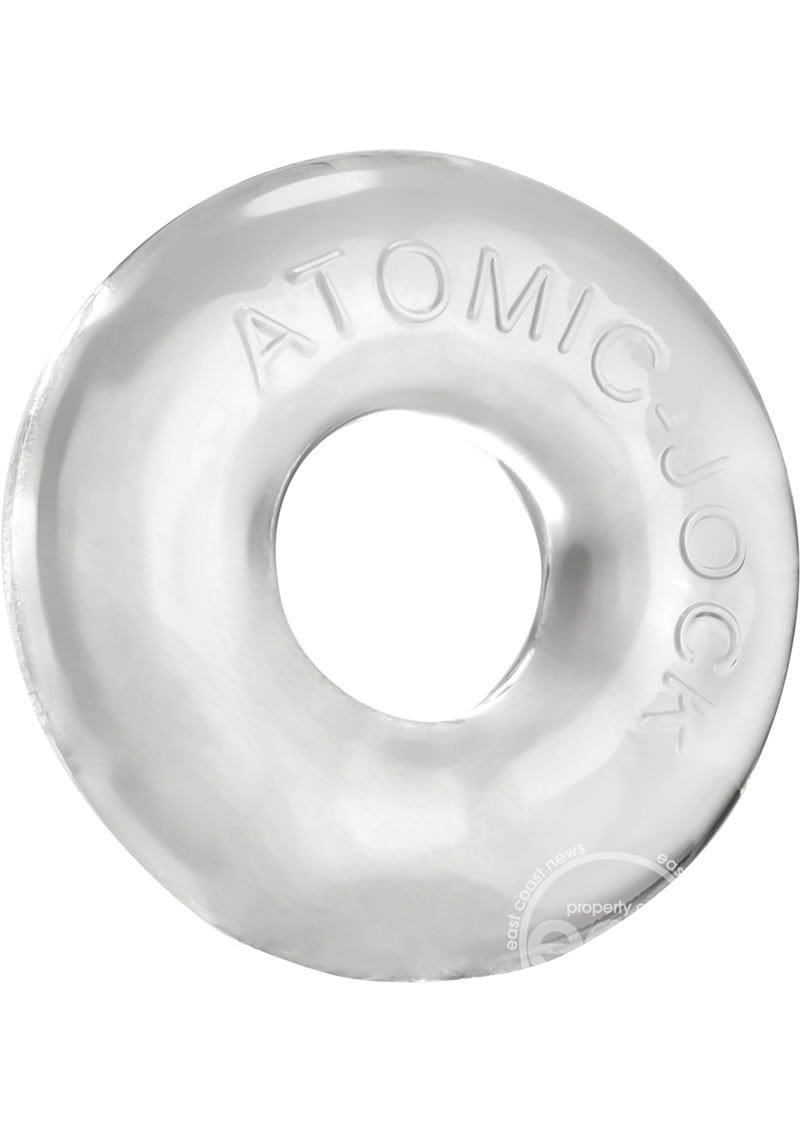 Donut 2 Cockring Large Clear with 5x Stretch > Cock Ring > Single