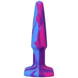 Doc Johnson ANAL TOYS Coloured A-Play Groovy Silicone Anal Plug- 4 inch - Berry  10 cm 782421083328