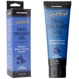 Doc Johnson LOTIONS & LUBES GoodHead Oral Delight Gel - Blue Raspberry - Blue Raspberry Flavoured Oral Gel - 120 ml Tube 782421081621