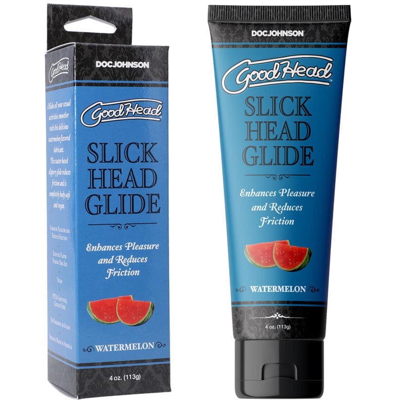 Doc Johnson LOTIONS & LUBES GoodHead Slick Head Glide - Watermelon - Watermelon Flavoured Lubricant - 120 ml Tube 782421081522