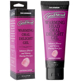 Doc Johnson LOTIONS & LUBES GoodHead Warming Head Oral Delight Gel - Cotton Candy - Cotton Candy Flavoured Oral Gel - 120 ml Tube 782421081850