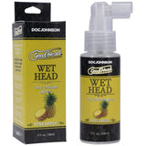 Doc Johnson LOTIONS & LUBES Goodhead Wet Head Dry Mouth Spray - Pineapple Flavoured 782421080617