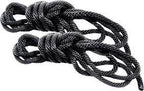 Sex and Mischief Silky Black Bondage Rope with Knot Guide Two 6-Foot Ropes Bondage Rope > Bondage Gear > Rope
