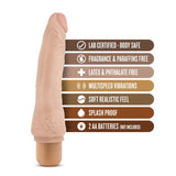 Dr Skin Adult Toys Beige Dr Skin Cock Vibe 7 8.5in Vibrating Cock Beige 735380113230