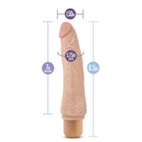 Dr Skin Adult Toys Beige Dr Skin Cock Vibe 7 8.5in Vibrating Cock Beige 735380113230