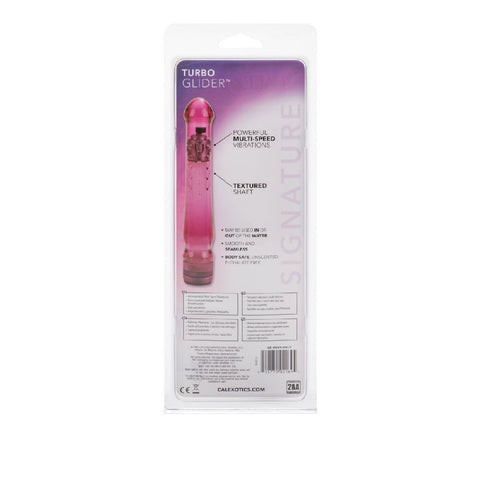 Waterproof Turbo Glider Multi-Speed Massager Raspberry Crush Pink Vibrators