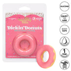 Naughty Bits Dickin Donuts Pink Silicone Donut Cock Ring Premium Stretchy Penis Enhancer Pink > Cock Ring > Single
