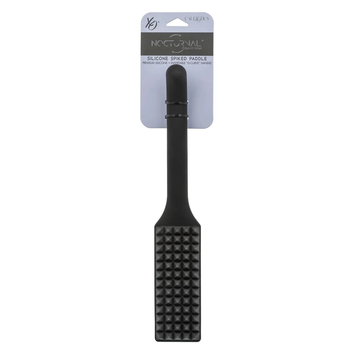 Nocturnal Collection Silicone Spiked Paddle with G-Curve Handle