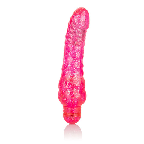 Sparkle Glitter Jack Blue Textured Vibrator with Multi-Speed Vibrators