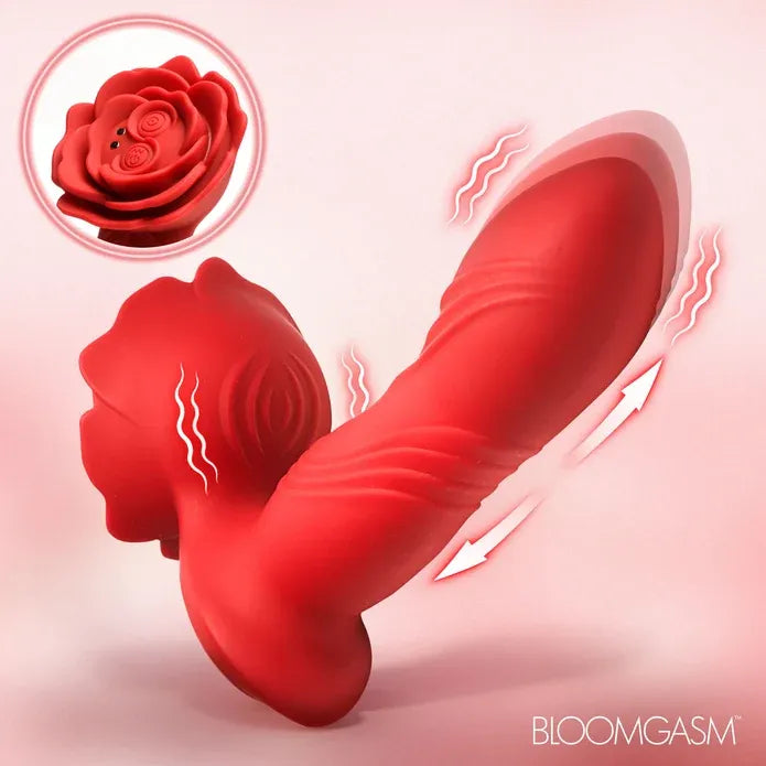 Bl Rose Thrust Thrusting Silicone Vibrator – 4.4 to 4.9 Inch Shaft Vibrator > Vibrators > G-Spot