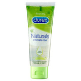 Durex LUBES-LOCAL Durex Naturals Intimate Gel - Water Based Lubricant - 100 ml Tube 9300631390466