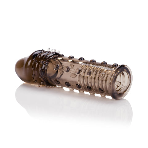 Adonis Extension Smoke 2 Inch Lengthening Erection Enhancer with Textured Ridges and Nubs SLEEVES