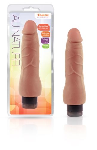 Tomas The Latin Collection Realistic Dual Density Silicone Toy DONGS Vibrating