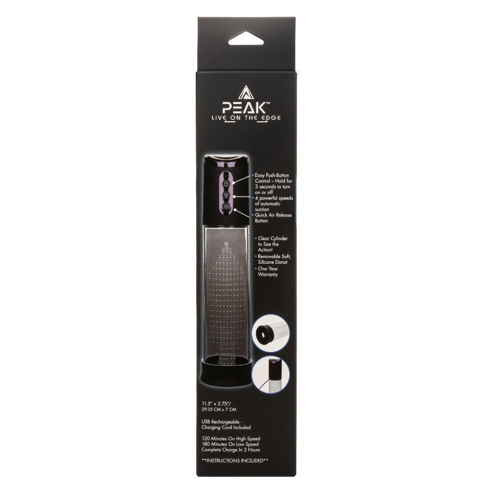 Peak Rechargeable Penis Pump with Powerful Automatic Suction PUMPS Male Electric
