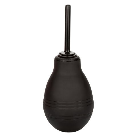 CalExotics One-Way Anal Douche with Black Leak-Proof Nozzle 7.3 fl. oz. Squeeze Bulb Douches