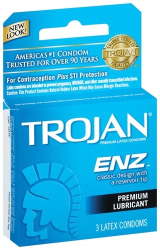 Trojan Enz Lubricated - 3 Pack > Essentials > Condoms