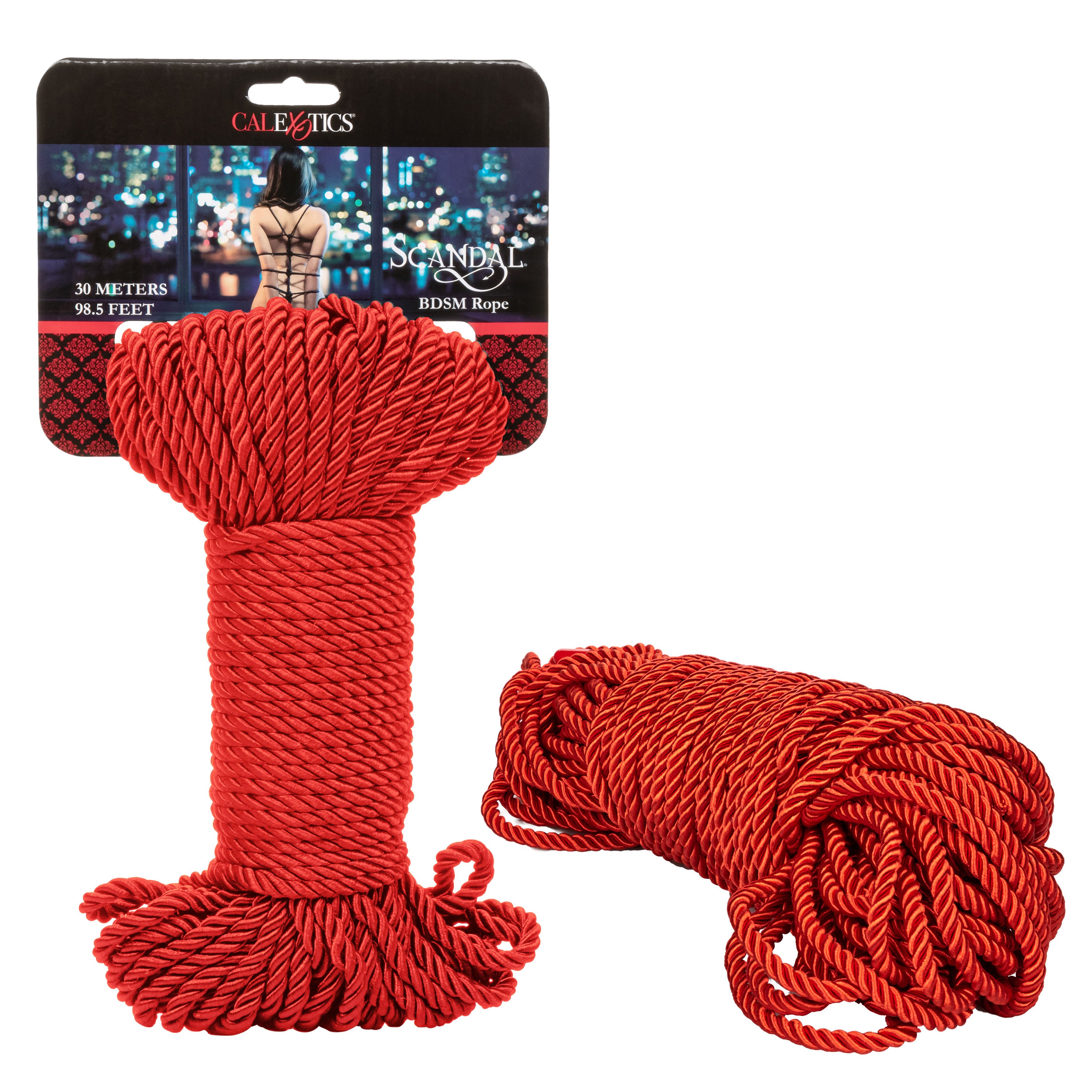 Scandal Red BDSM Rope 30 Meters for Creative Bondage Play Rope