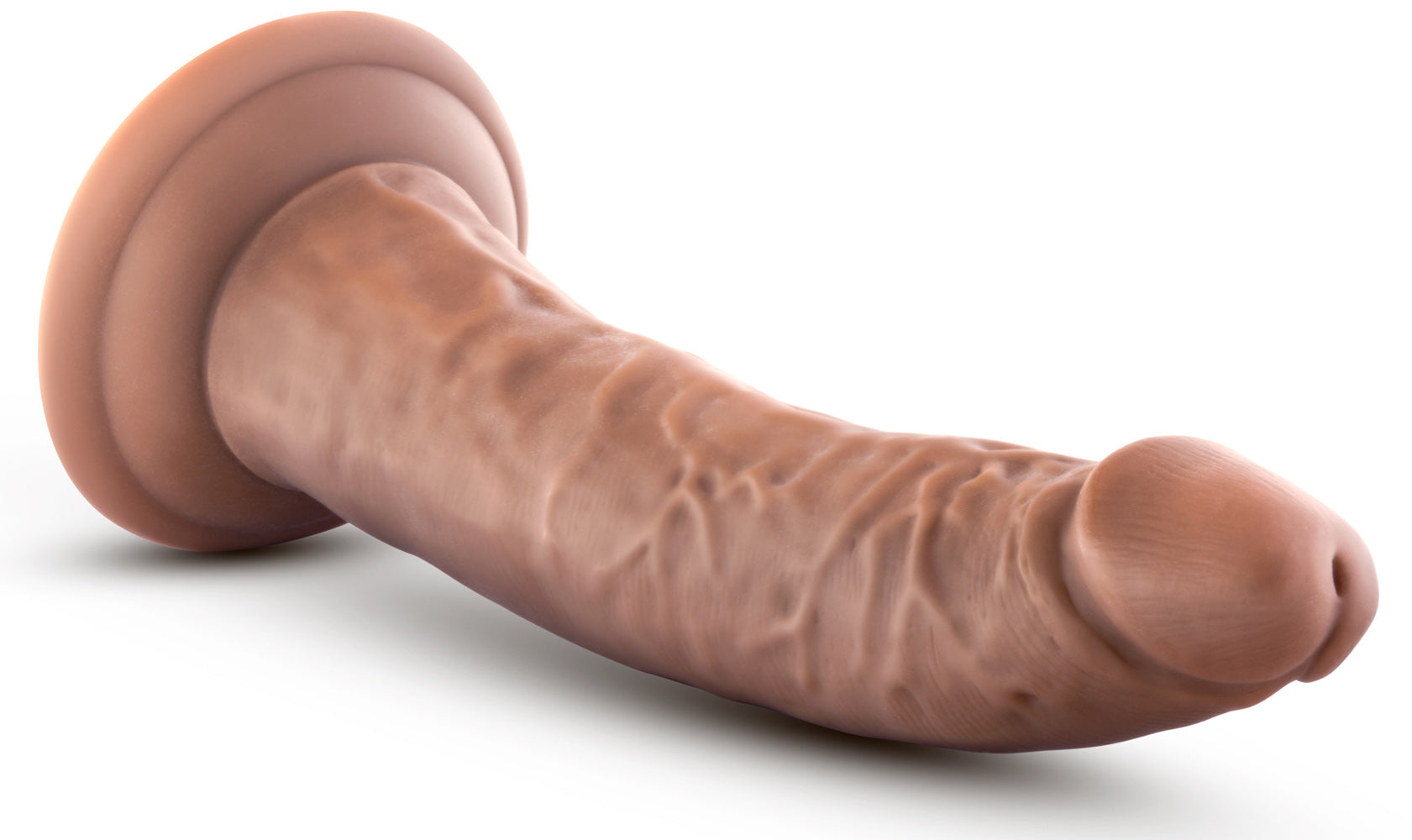 Blush Au Naturel 7 Inch Mocha Bendable Realistic Dildo Dongs Realistic
