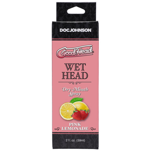 Goodhead Wet Head Dry Mouth Spray Pink Lemonade 2 Fl Oz Oral Gels & Sprays