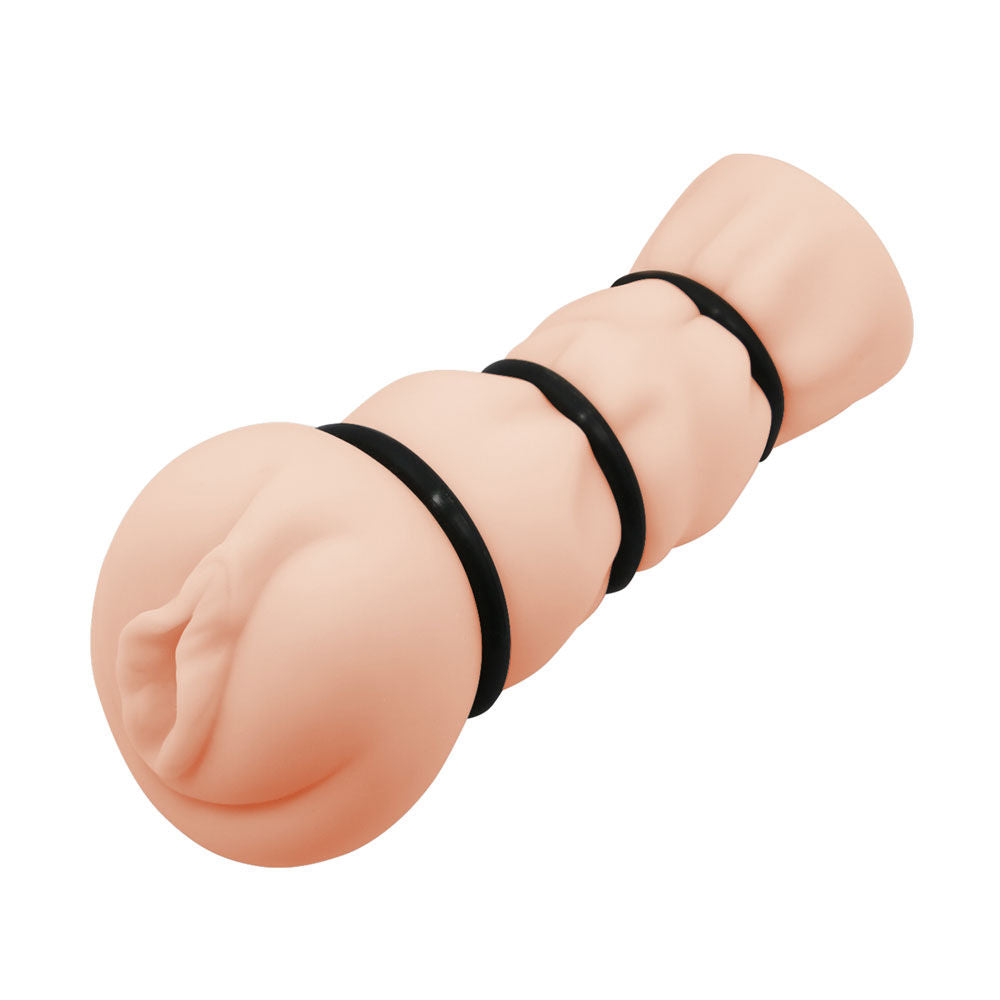 Crazy Bull Pocket Pussy – Realistic Masturbator Sleeve with Ribbed Design and Tightening Rings > Sex Toys For Men > Masturbators > Manual