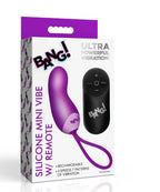 Silicone Mini Vibe With Remote – Luxury Flexible Silicone Vibrator Purple > Vibrators > Mini Vibrators
