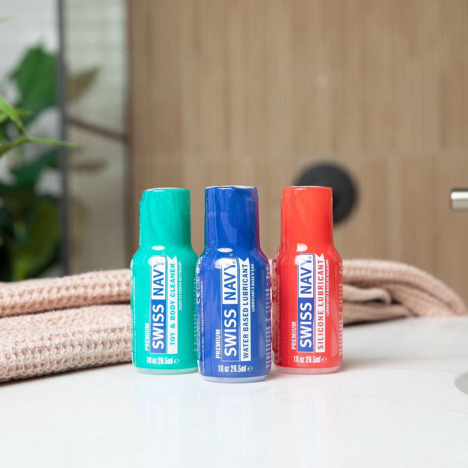 Swiss Navy Essentials Variety Pack Adult Lubricants and Cleaner > Relaxation Zone > Lubricants and Oils