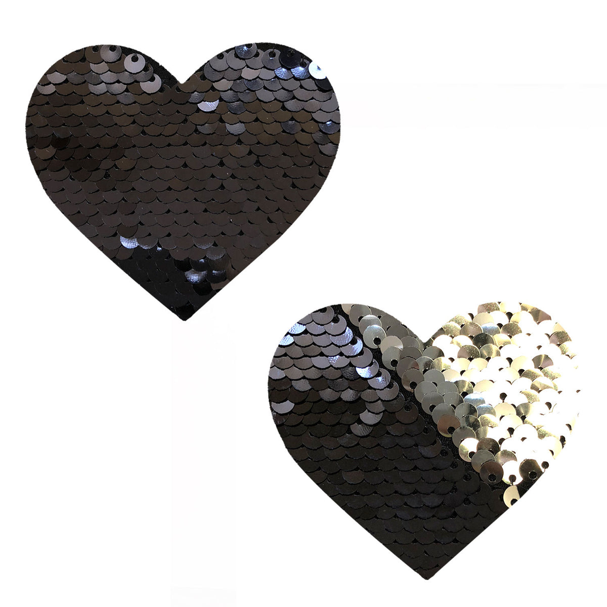 Sequin Medusa Magic Flip Black Silver Nipztix Pasties Set Multi Pasties