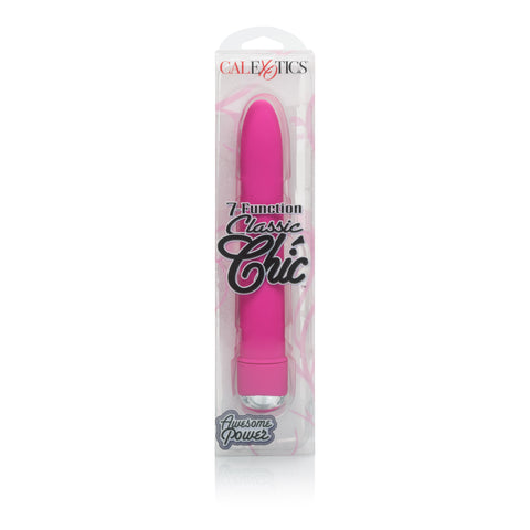 Classic Chic 7-Function 6 Inch Black Vibrator for Adults BULLETS