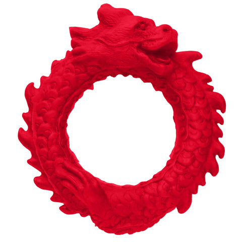 Rise of the Dragon Red Silicone Cock Ring for Enhanced Pleasure