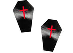 Dom Squad Wet Vinyl Coffin Nipple Cover Pasties – Set of 2 Pasties > Clothes > Pasties