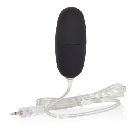 Sterling Collection Velvet-Cote Bullet Vibrator for Women Black BULLETS & EGGS
