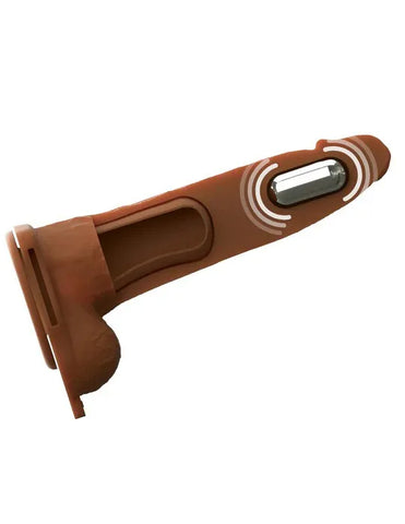 Fantasy X-Tensions Elite (Light) – 7 Inch Vibrating Hollow Silicone Strap-On > Dildos > Strap On Harnesses