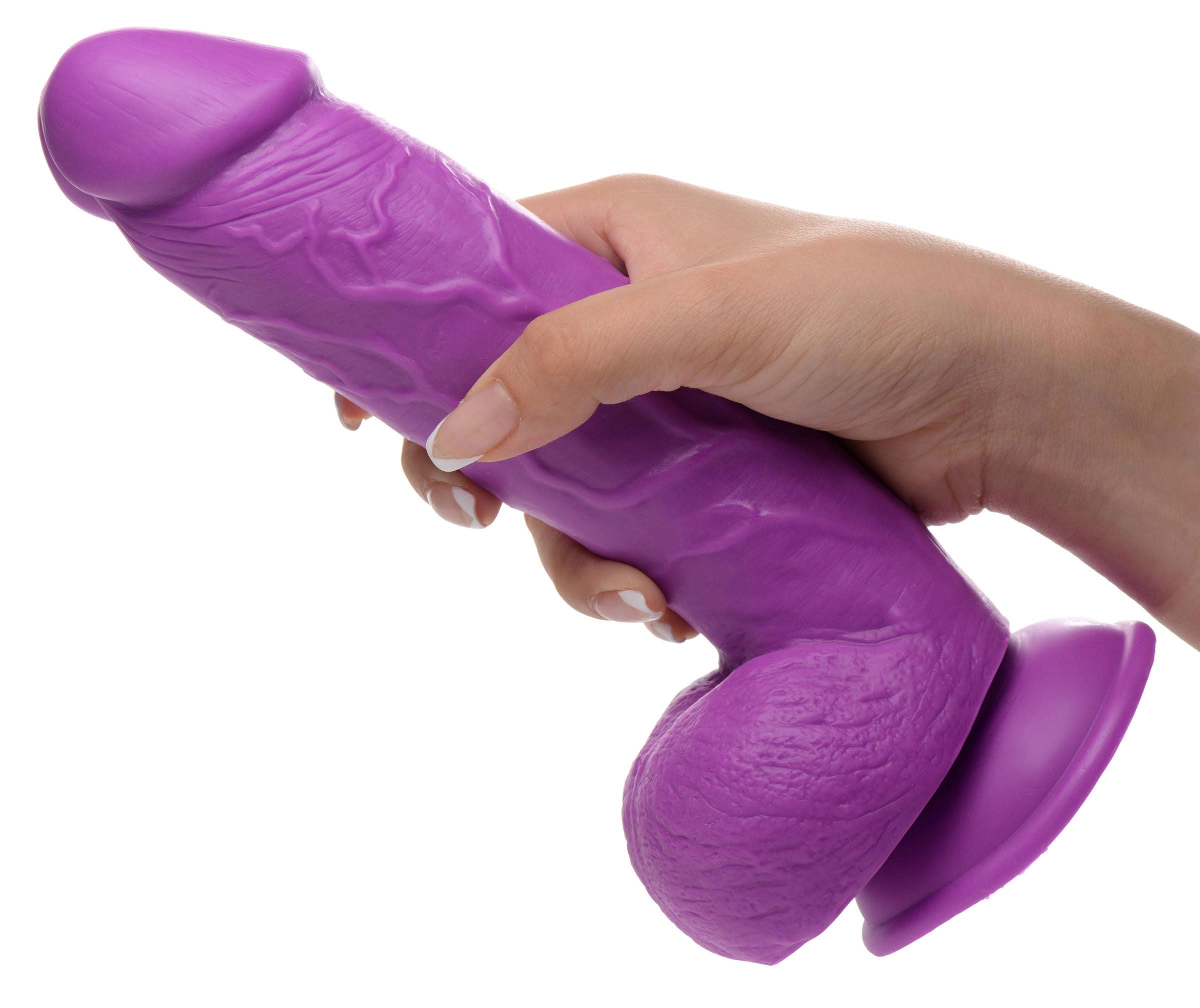 Pop Pecker 8.25 Inch Realistic Dildo With Suction Base Light Dongs Realistic