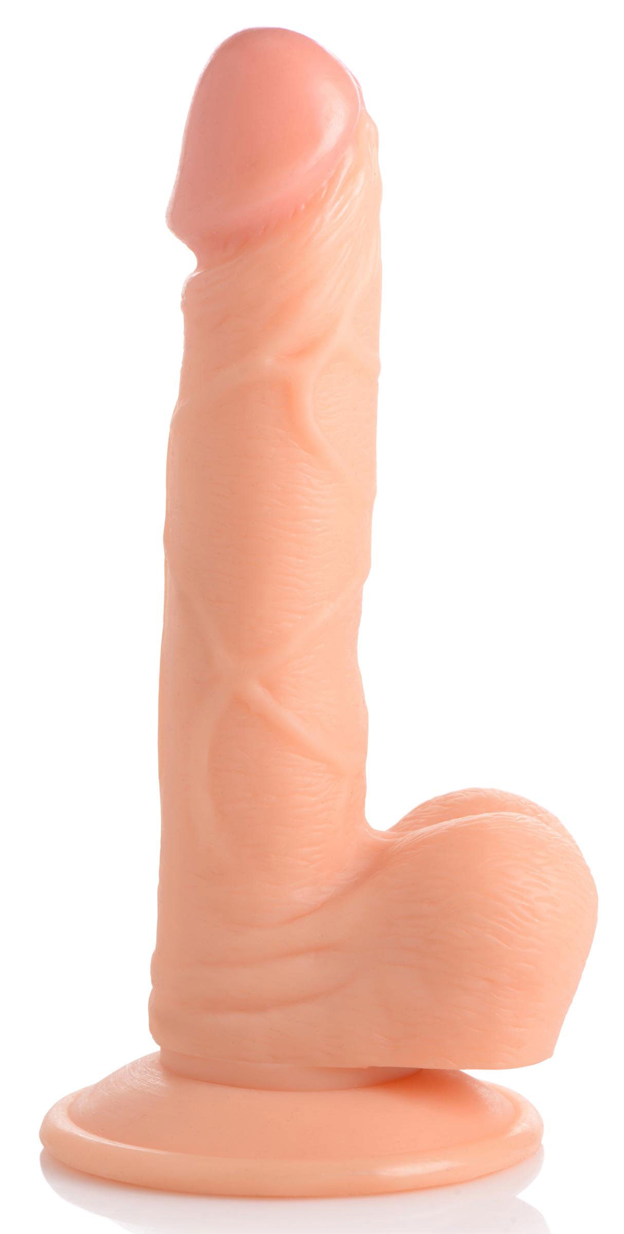 Pop Pecker 6.5 Inch Realistic Dildo with Balls and Suction Base Secondary image