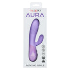 Aura Rotating Ripple – Silicone Waterproof Rechargeable Vibrator 3.75" Insertable