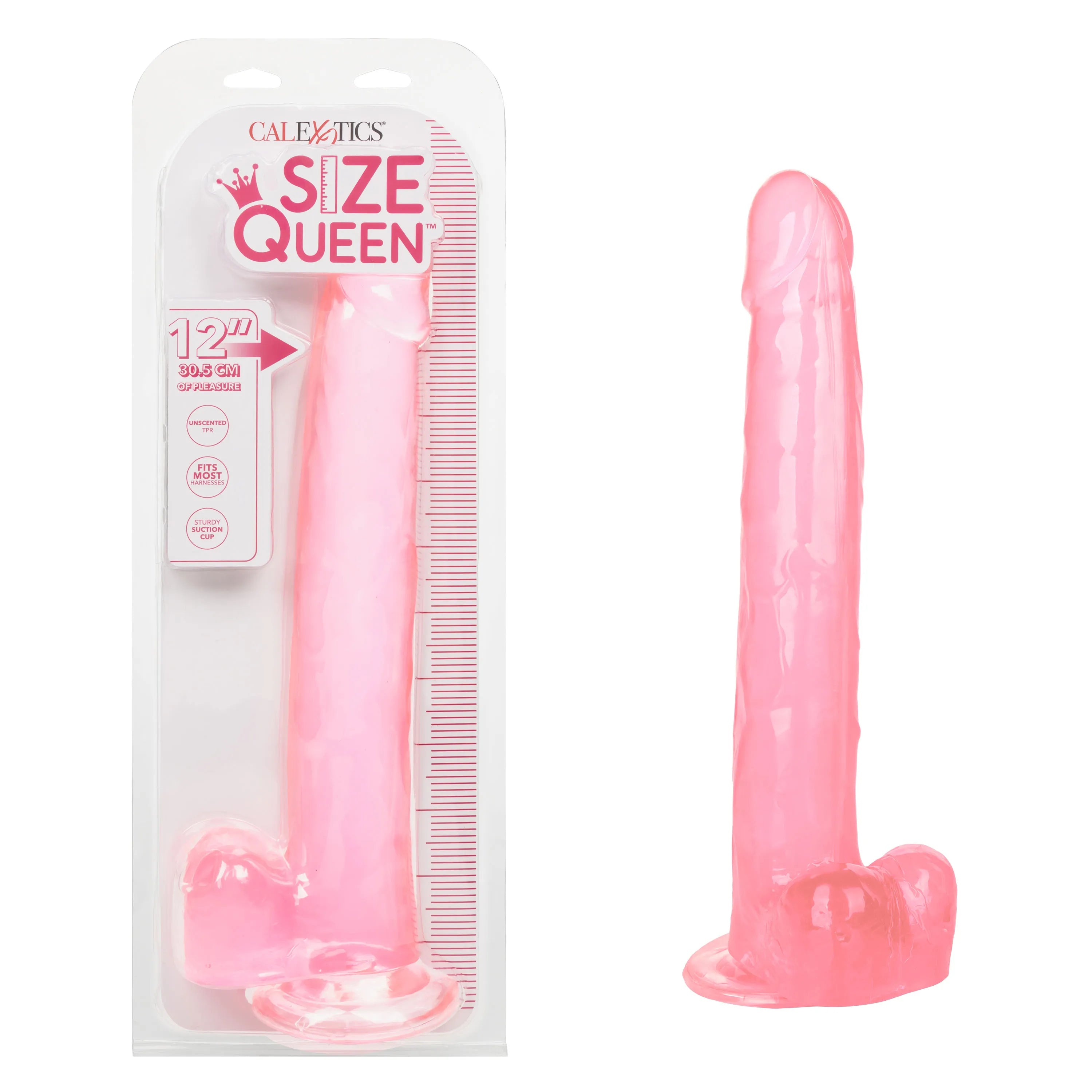 Size Queen 12 Inch Realistic Dildo – Firm 30.5 Cm Dildo > Dildos > Large Dildos