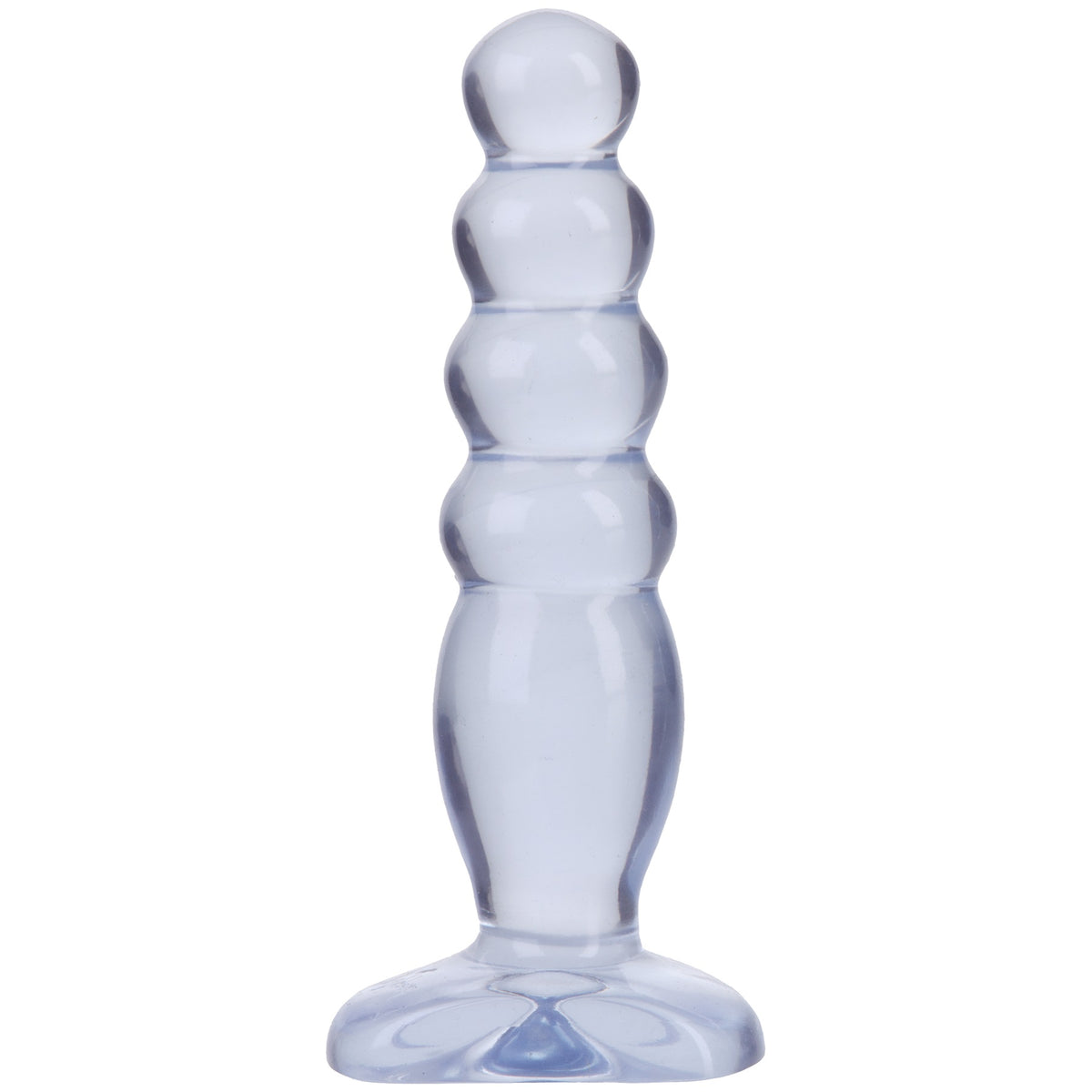 Crystal Jellies Clear 5.5 Inch Anal Plug Soft Flexible Graduated Butt Plug Clear > Anal Range > Butt Plugs