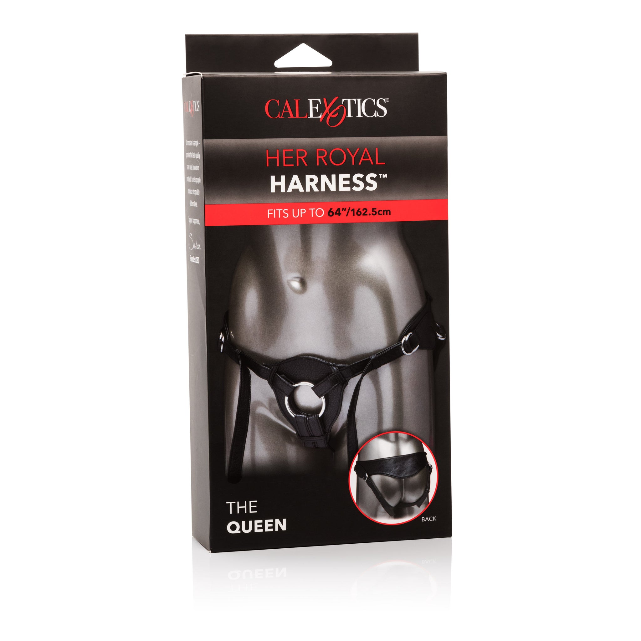 Her Royal Harness The Queen – Adjustable Luxury Vegan Leather Harness > Dildos > Strap On Harnesses